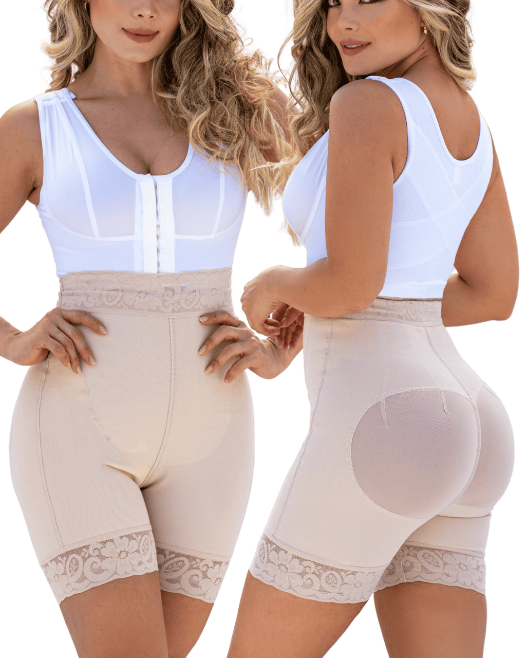 Faja Moldeadora Colombiana - 🟡⚫Short Tiro Alto BRISA-ONA / Tu aliado perfecto para vestidos y ocasiones especiales.