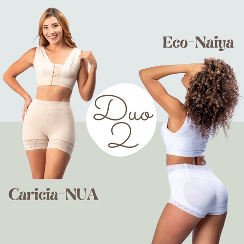DUO 2 - 🟡BEIGE  Faja Moldeadora CON 20% DCTO ADICIONAL