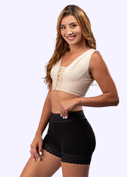 Faja Moldeadora Colombiana - 🟡⚫Short Cachetero CARICIA-NUA