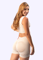 Faja Moldeadora Colombiana - 🟡⚫Short Cachetero CARICIA-NUA