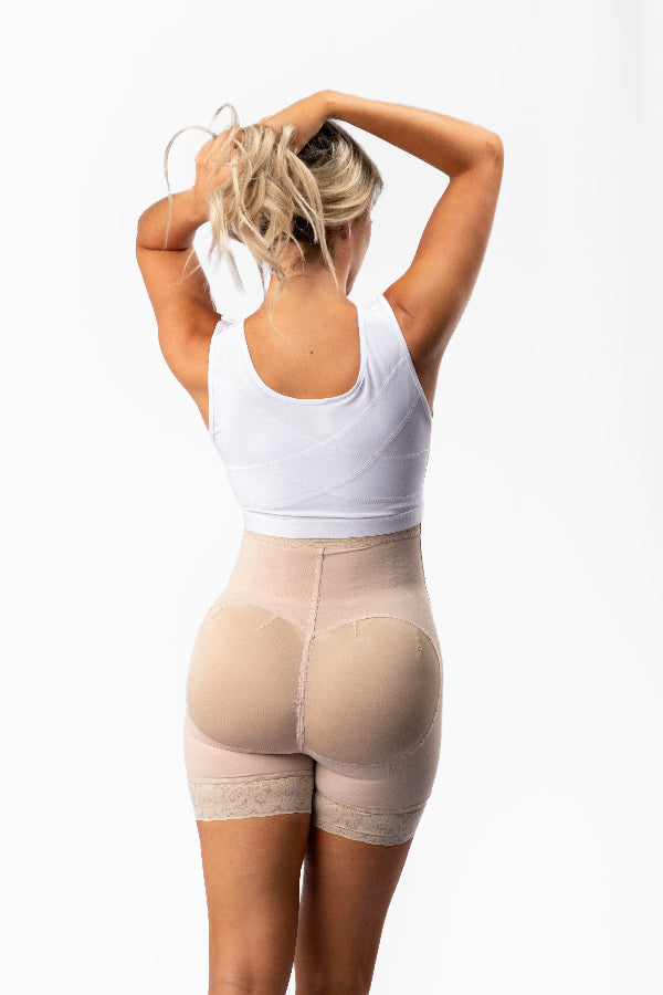 Faja Moldeadora Colombiana - 🟡⚫Short Tiro Alto BRISA-ONA