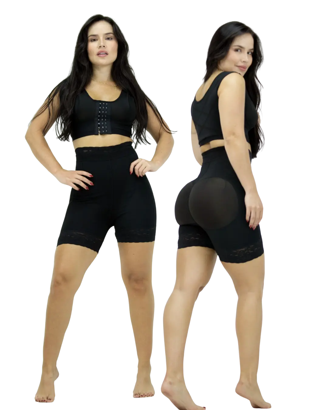 Faja Moldeadora Colombiana - 🟡⚫Short Tiro Alto BRISA-ONA / Tu aliado perfecto para vestidos y ocasiones especiales. pushup.cl