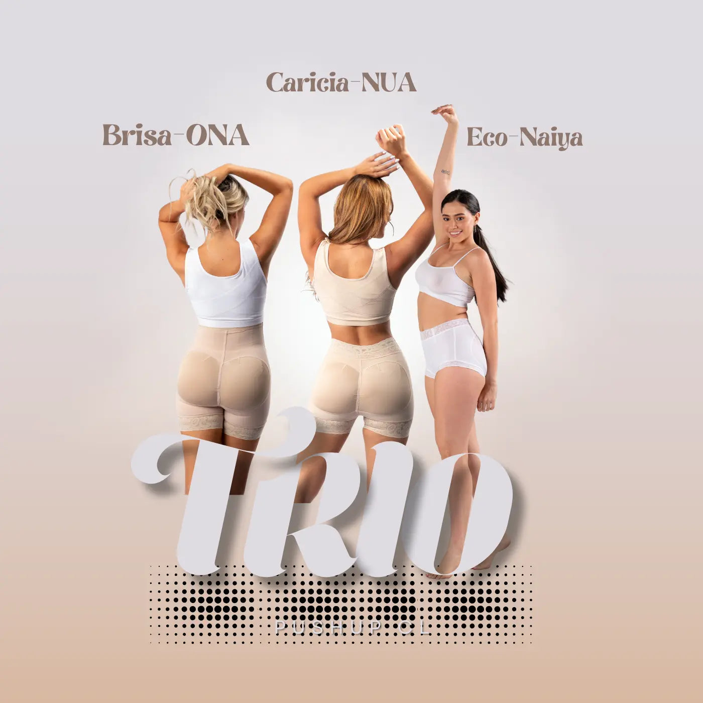 TRIOS 🟡BEIGE 30% DCTO. ADICIONAL (TALLAS GRANDES)