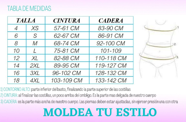 Tabla de Medidas